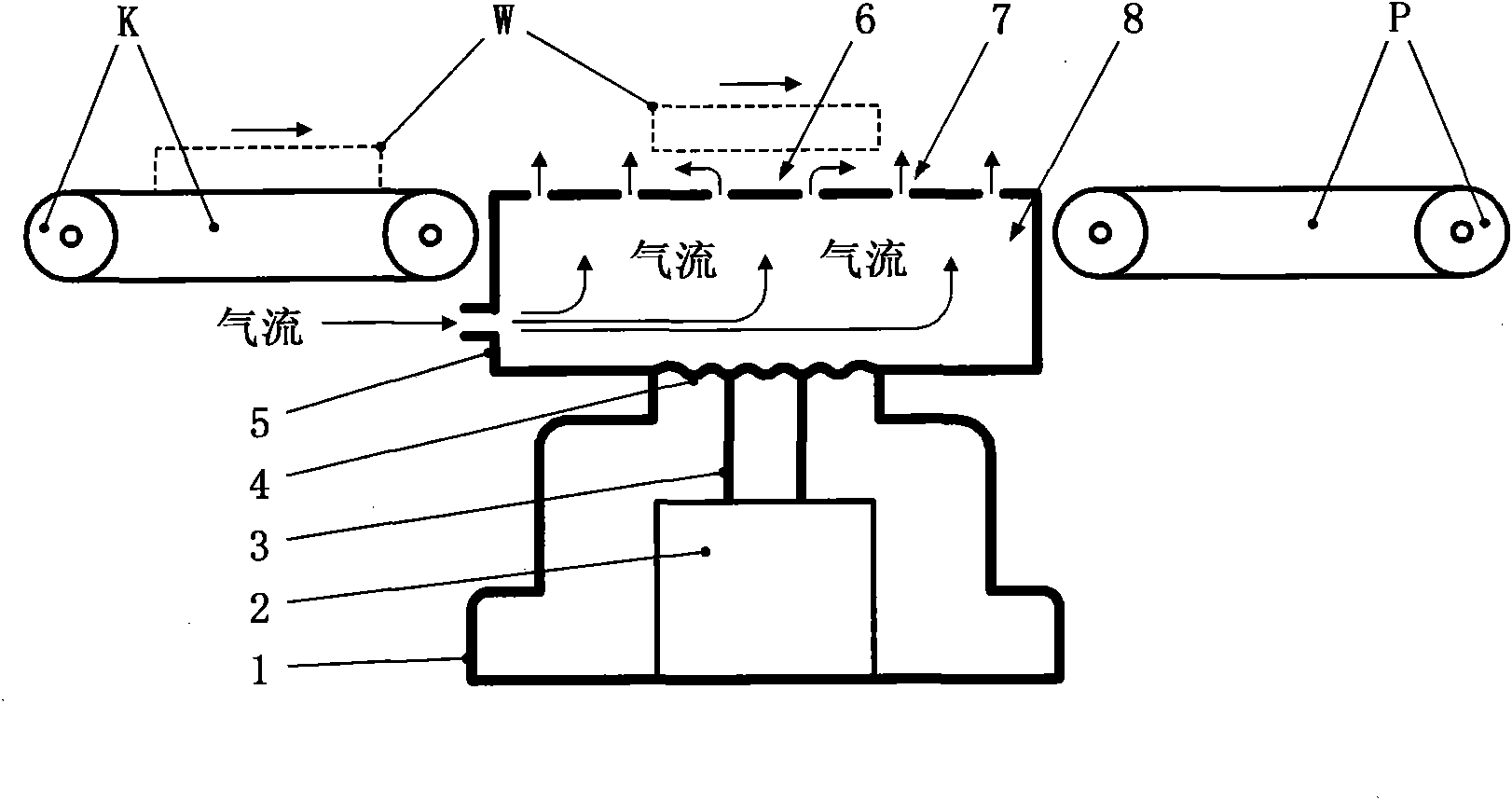 Air-floating type automatic checkweigher