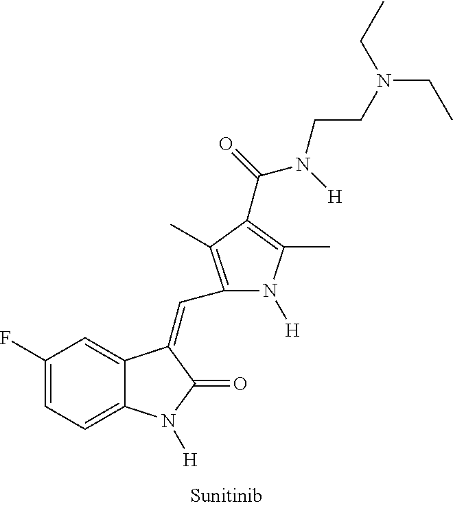 Polymer-sunitinib conjugates