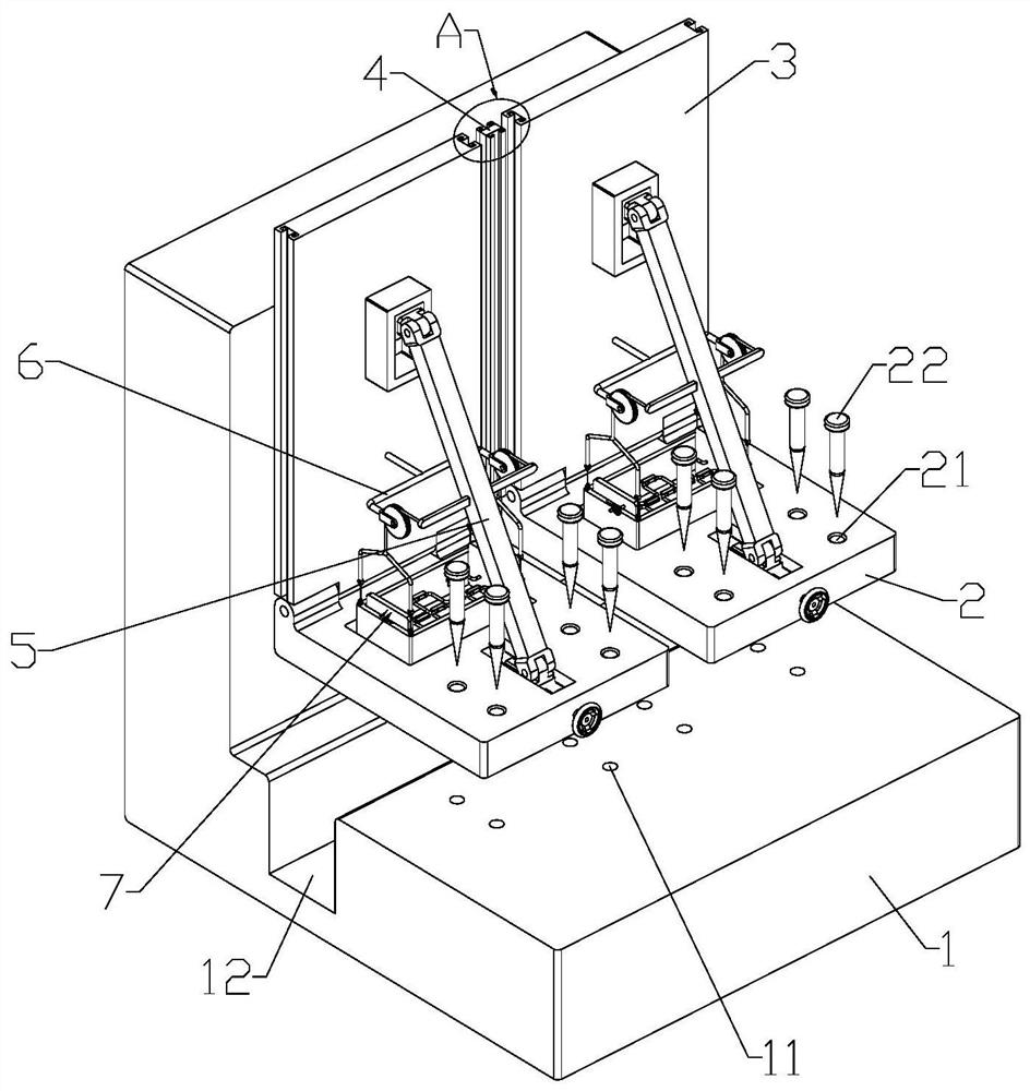 High-strength building foundation pit supporting mechanism