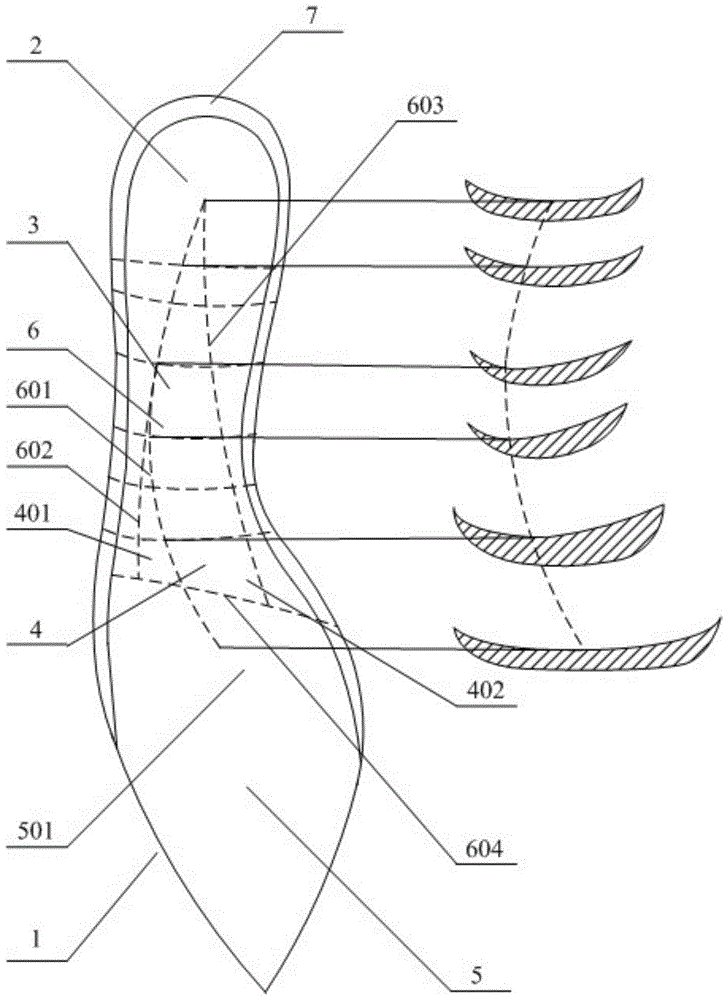 midsole of a high-heeled shoe