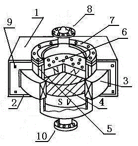 Magnetic filtration and separation device