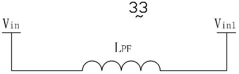 Power circuit structure and LED liquid crystal television