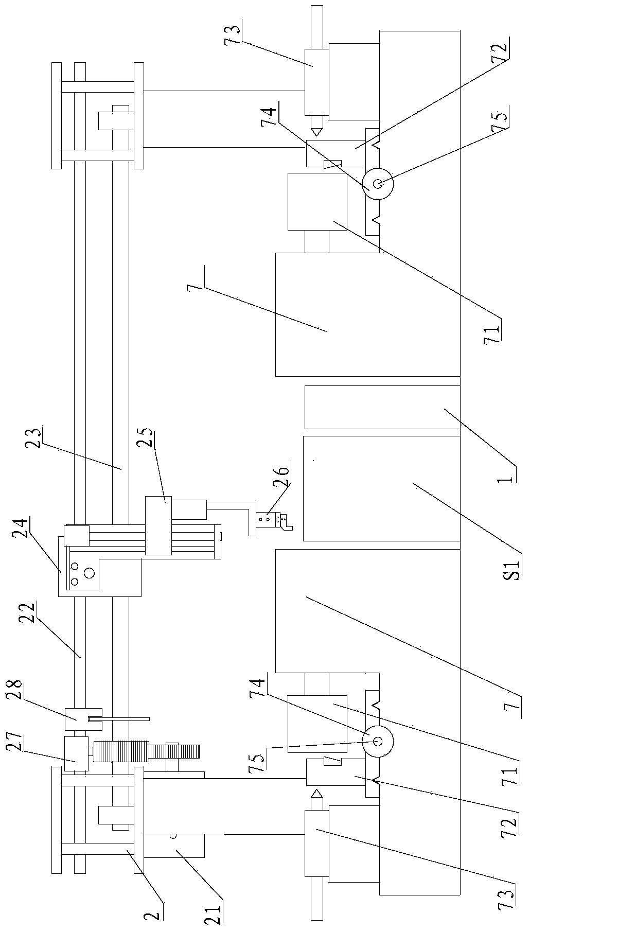 Full-automatic intelligent processing lathe of cross-axle universal joint