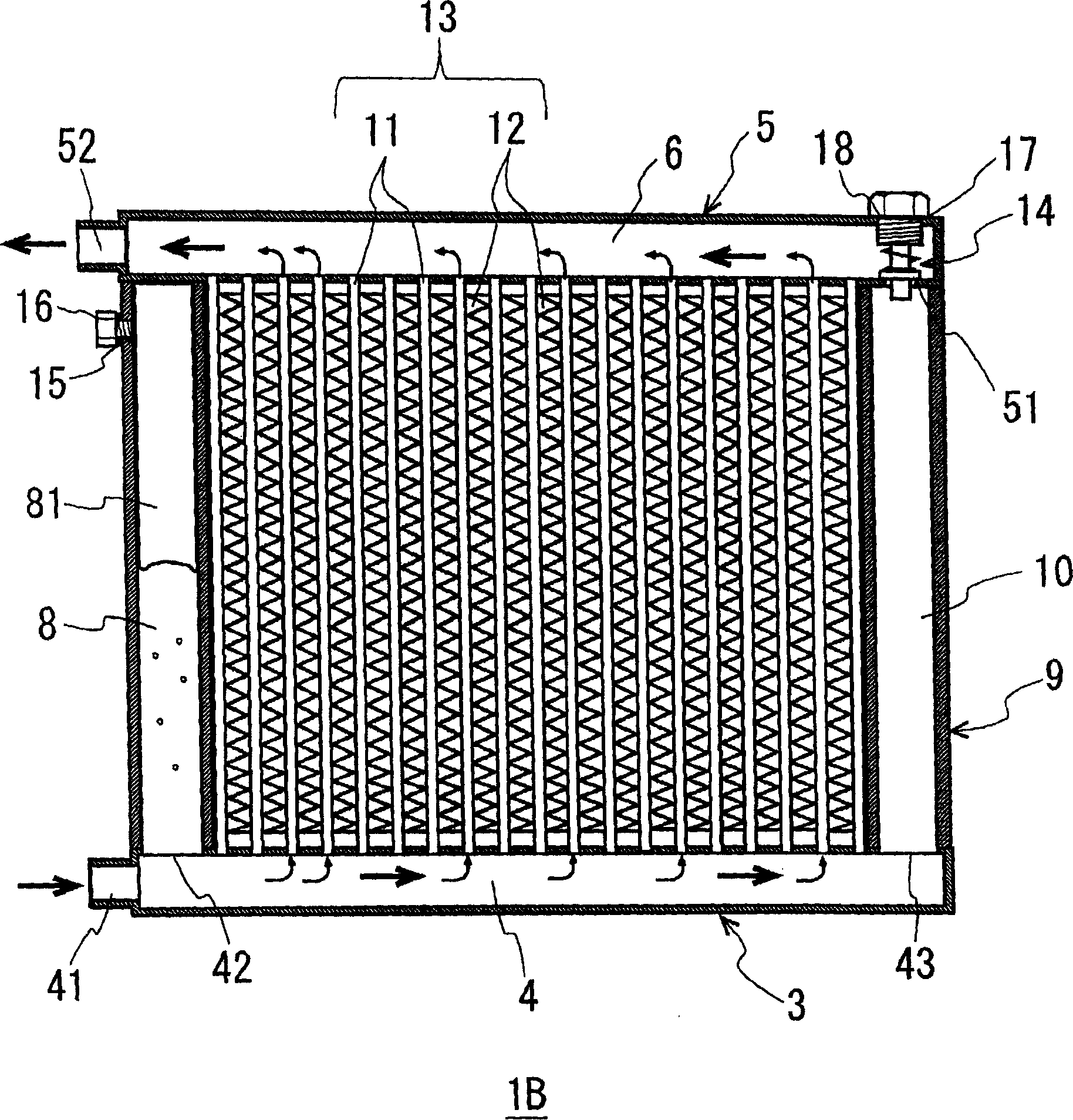 Working oil cooler