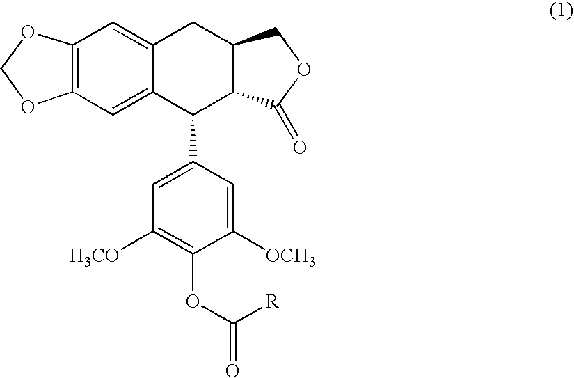 4′-demethyl-4′-O-substituted-1-deoxypodophyllotoxin derivative and geometric isomer thereof, process for the preparation thereof and anti-cancer composition comprising the same