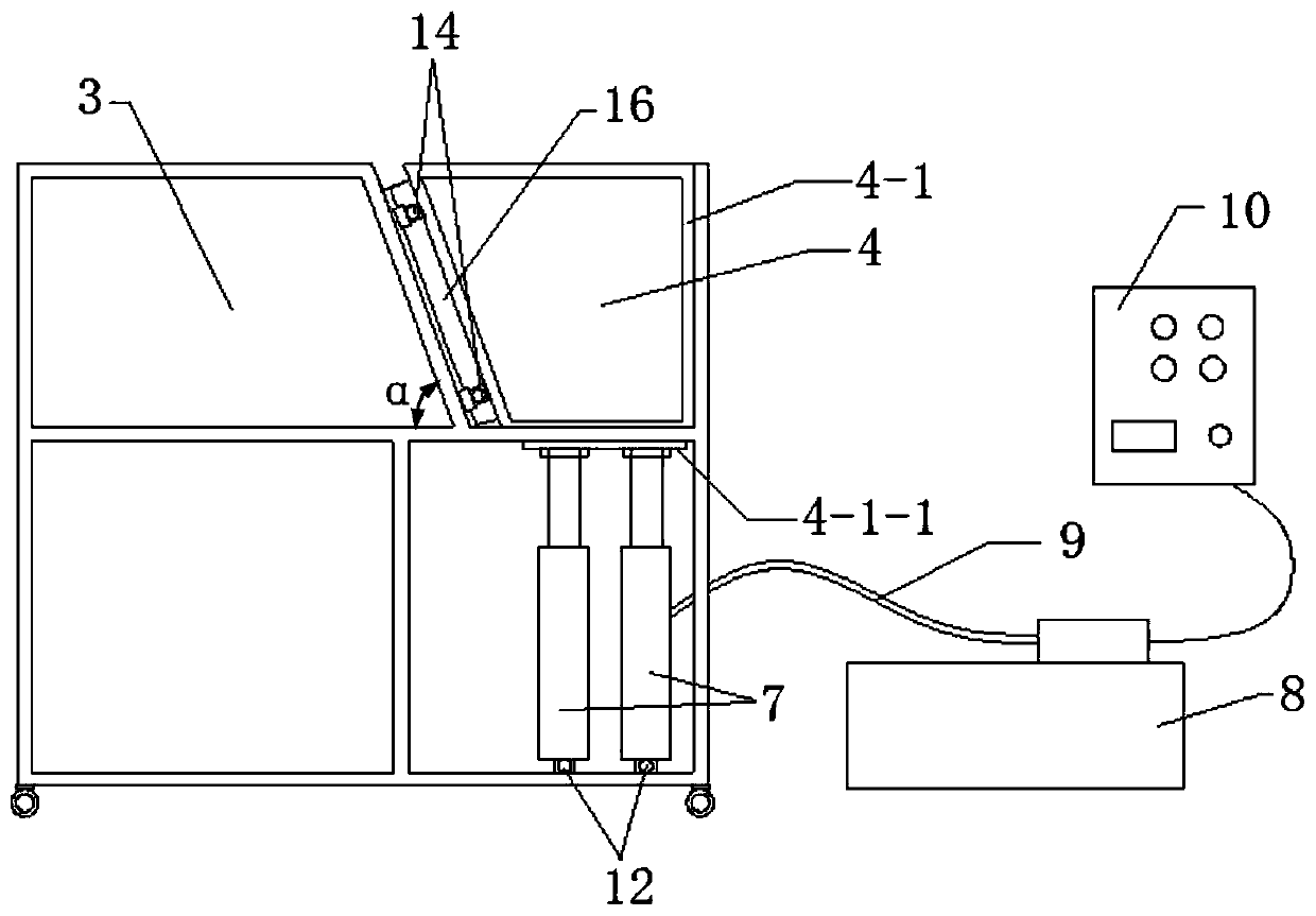 Bidirectional slip-type physical model box for simulating cross-fault tunnel and cross-fault tunnel mechanical behavior testing method