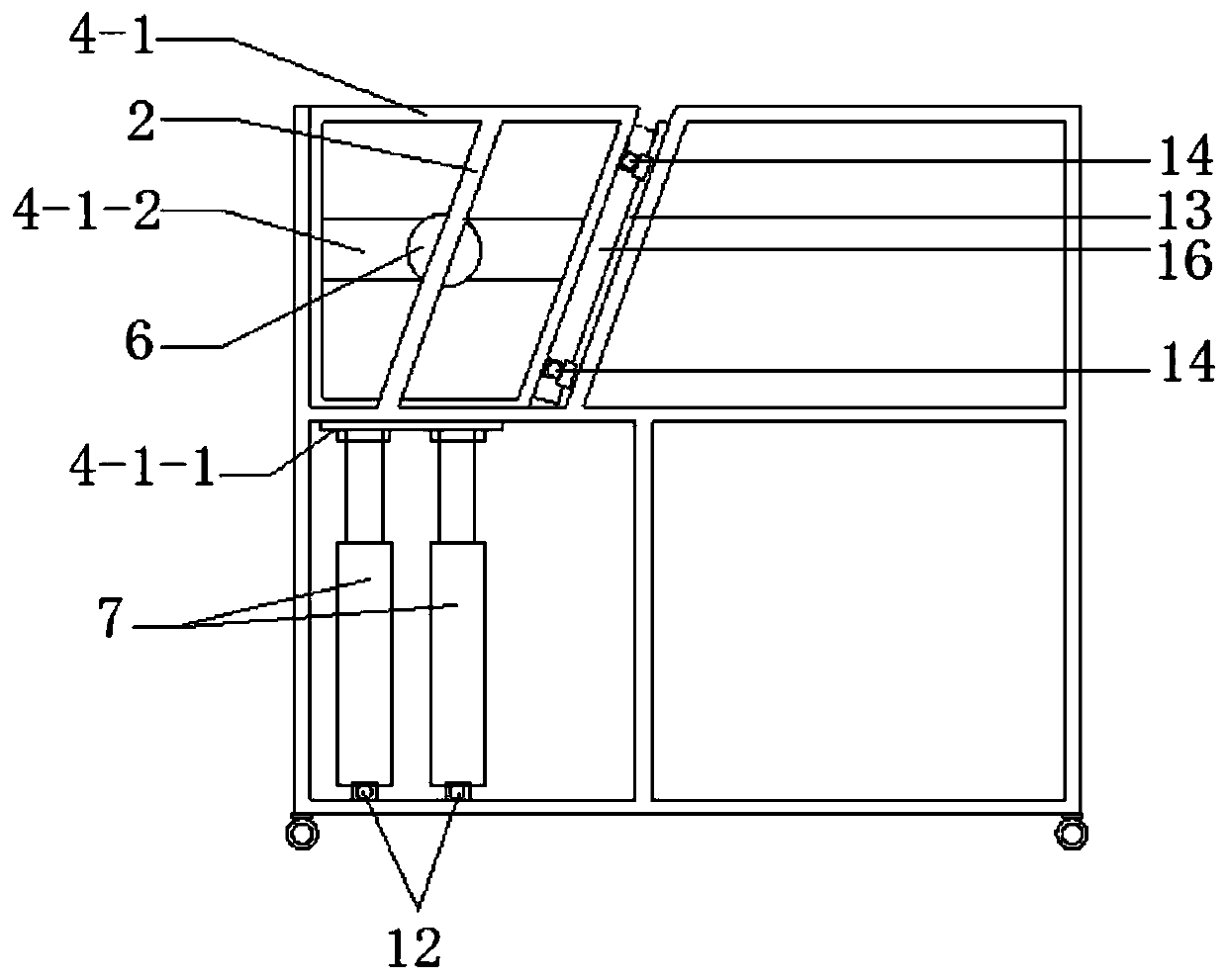 Bidirectional slip-type physical model box for simulating cross-fault tunnel and cross-fault tunnel mechanical behavior testing method