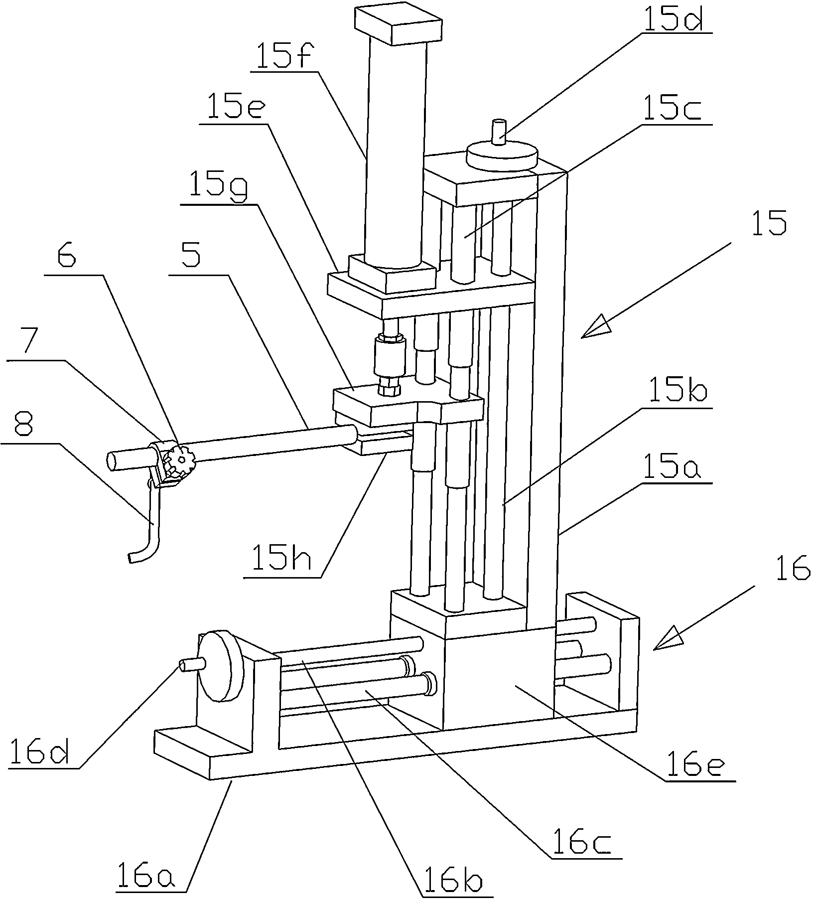 Automatic double-station gluing machine