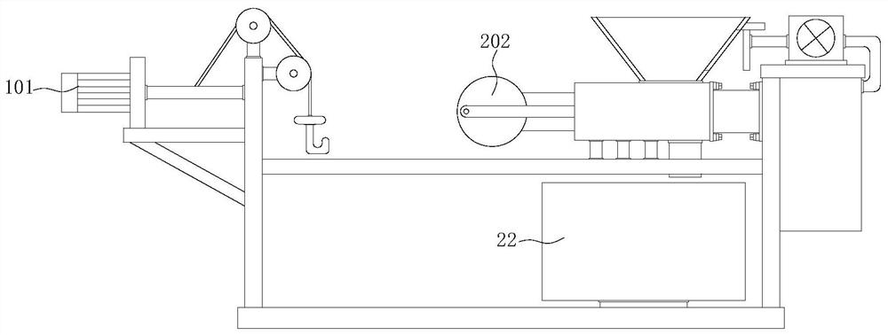 Environmentally-friendly type disposable meal box packaging garbage rapid processing equipment