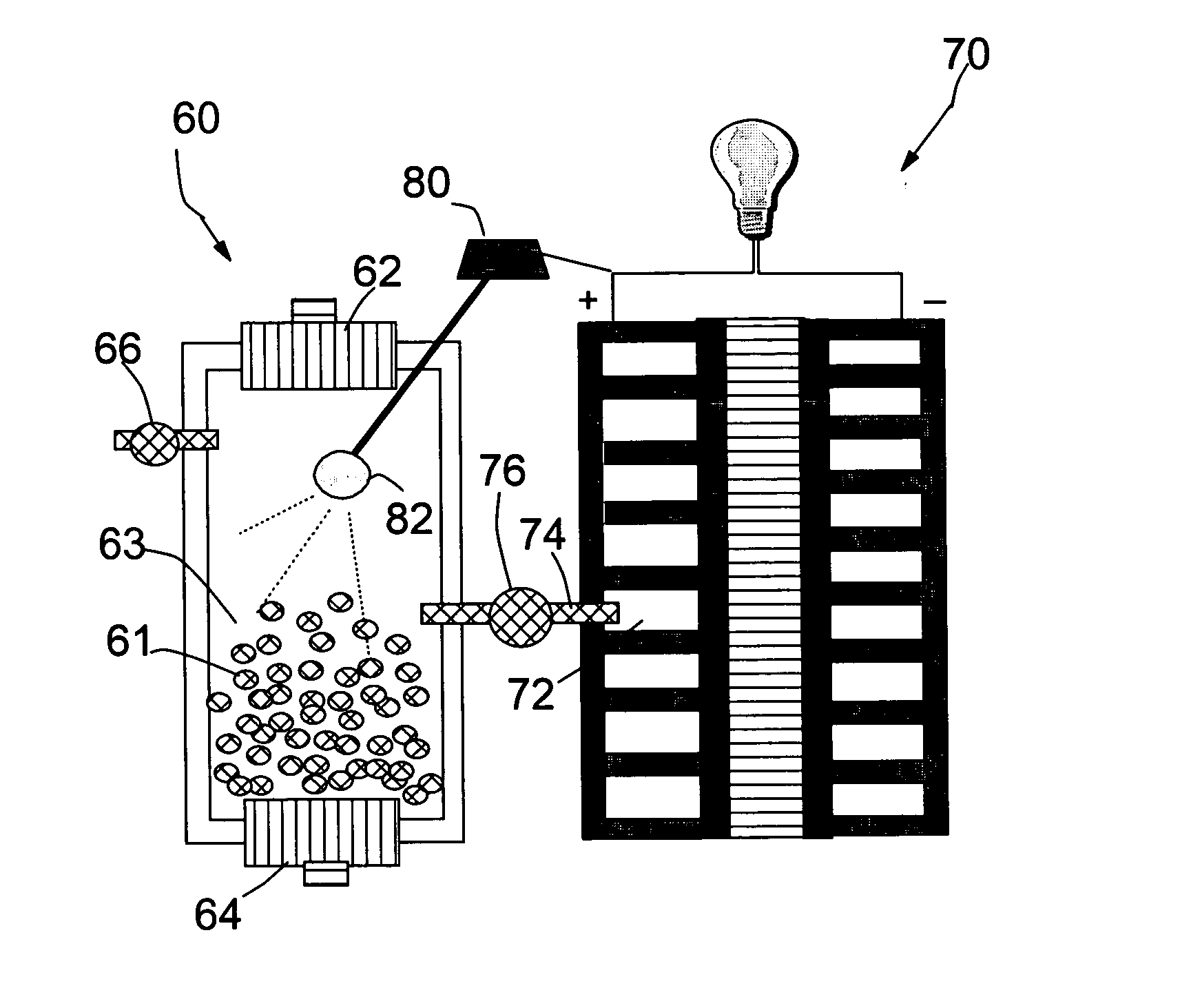 Method for storing and delivering hydrogen to fuel cells