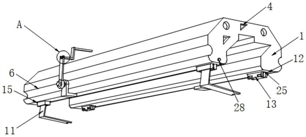 Clamping seat profile for improving tuyere mounting efficiency