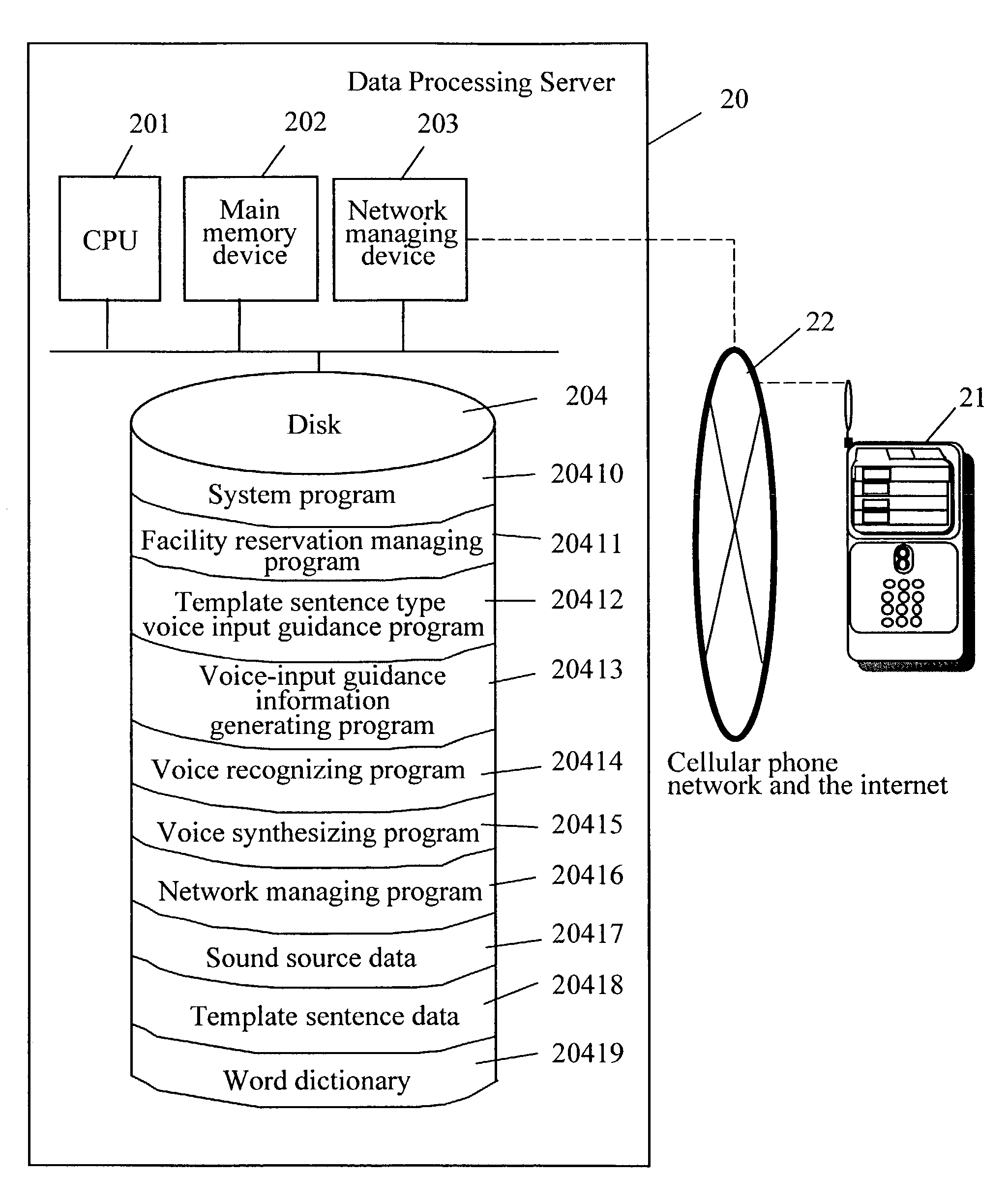 Method and system for acquiring information with voice input