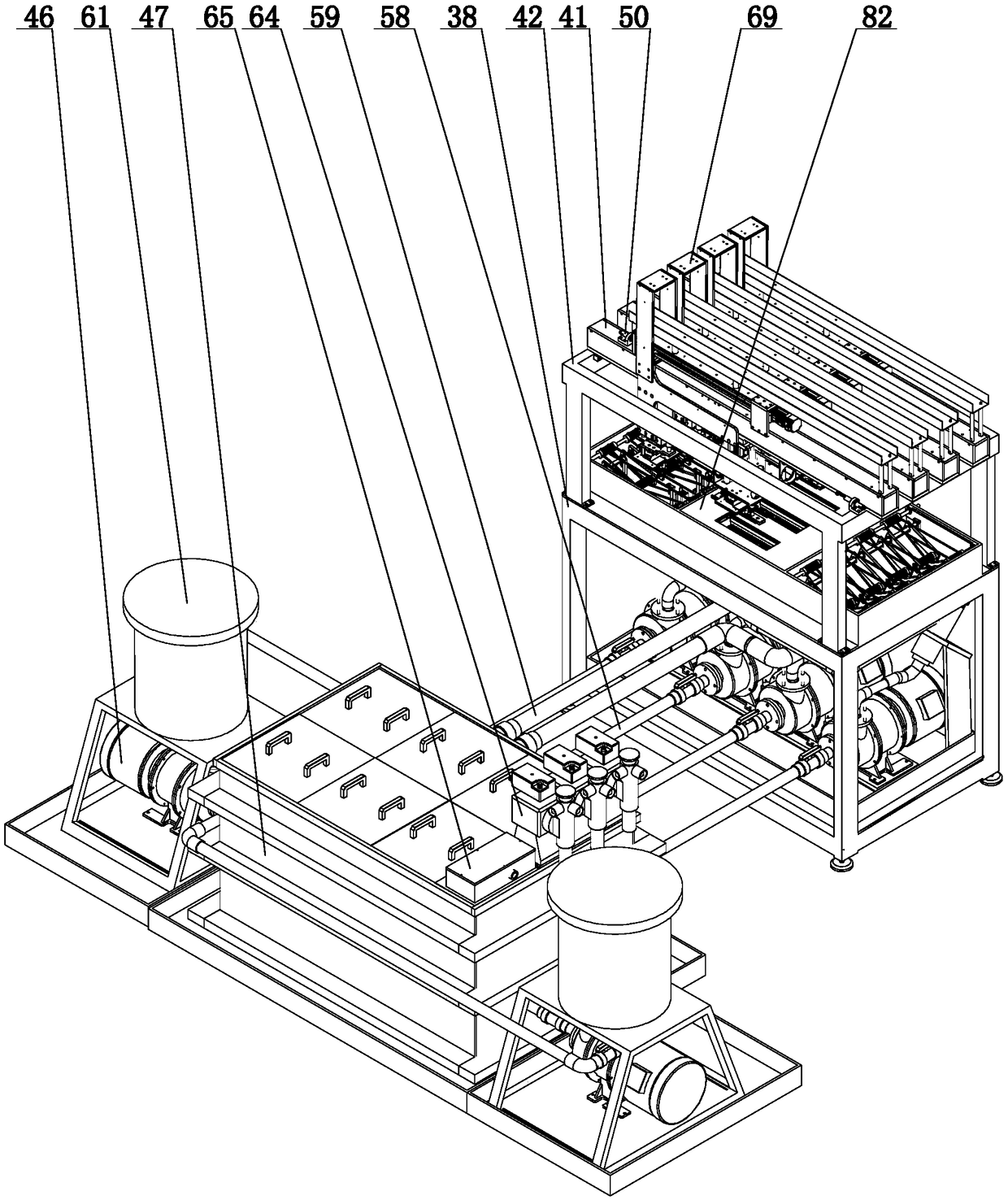 ic lead frame chip electroplating silver plating machine