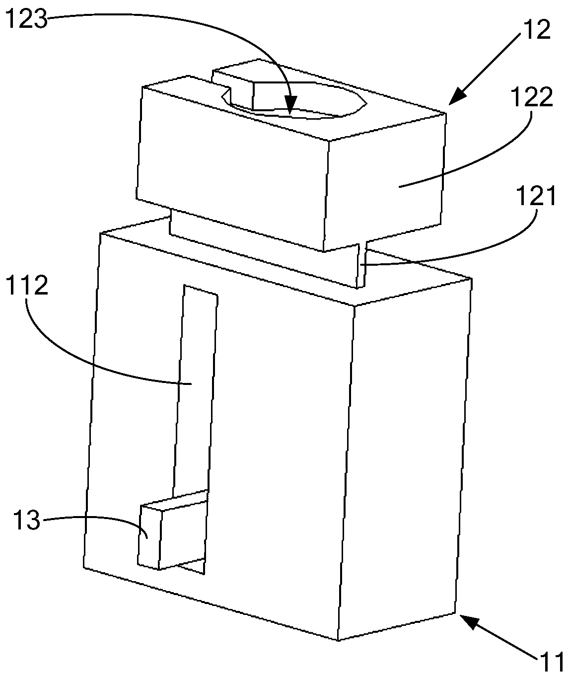 U-shaped spring clamp elasticity test system and elasticity test method