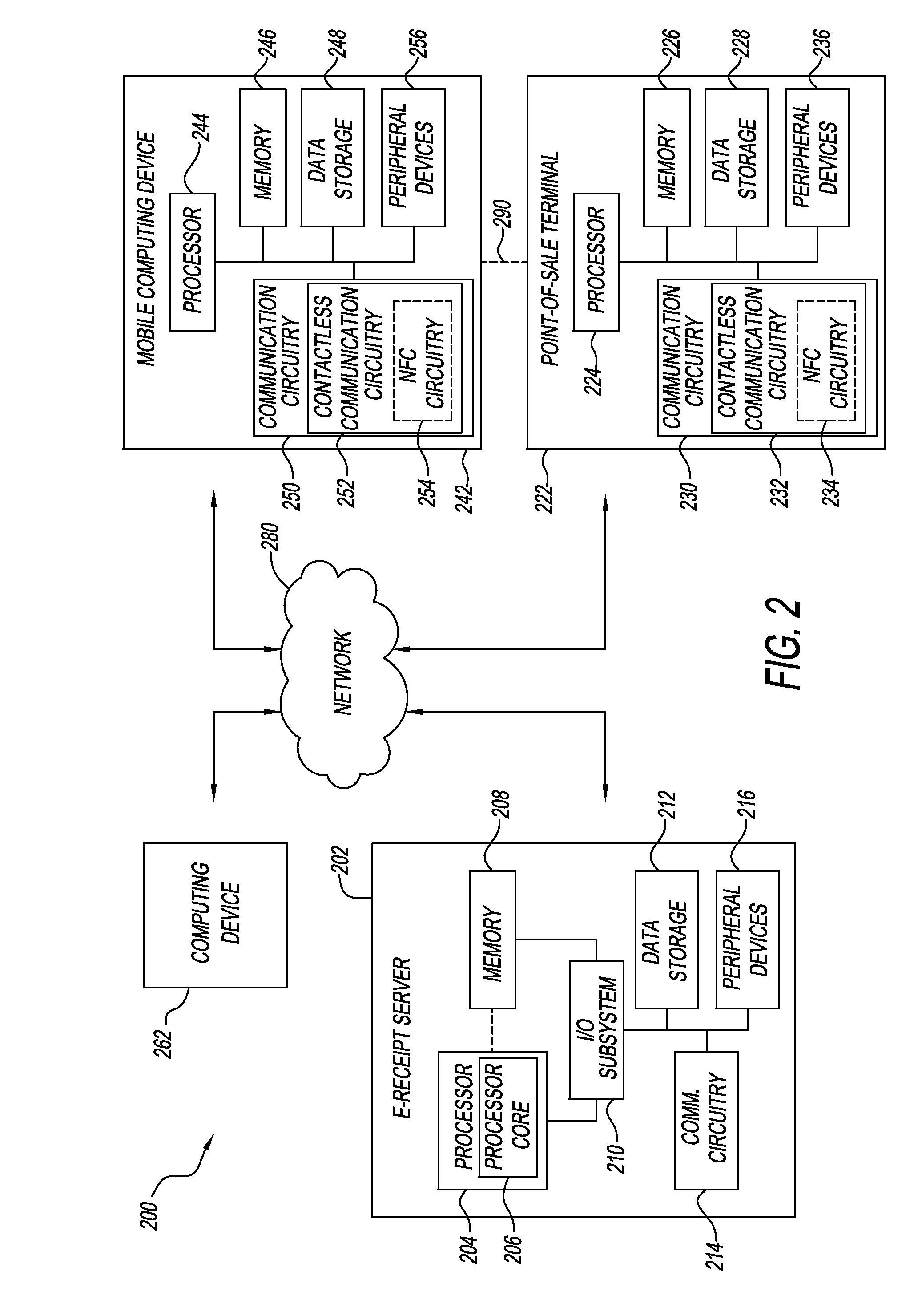 System and method for point-of-sale electronic receipt storage