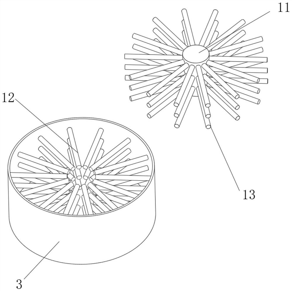 Fertilizer stirring device for planting