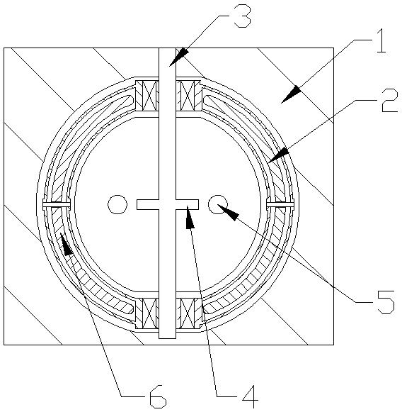 Rotary-ring-type drawer handle