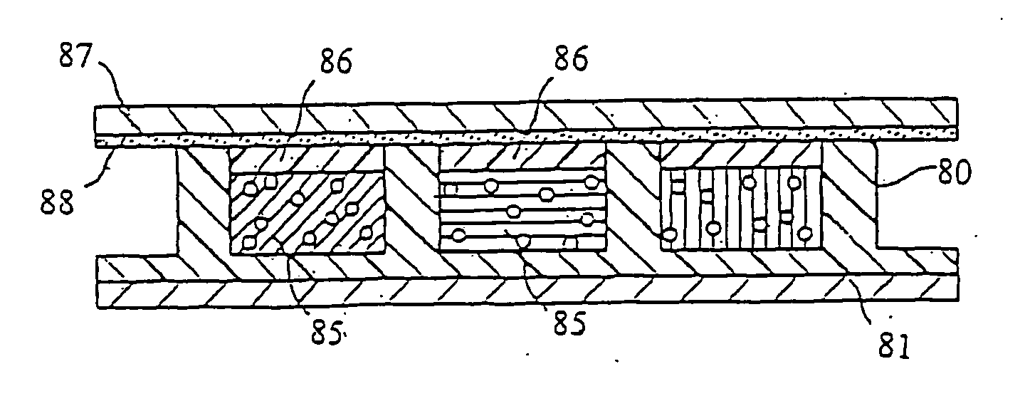 Transmissive or reflective liquid crystal display and process for its manufacture