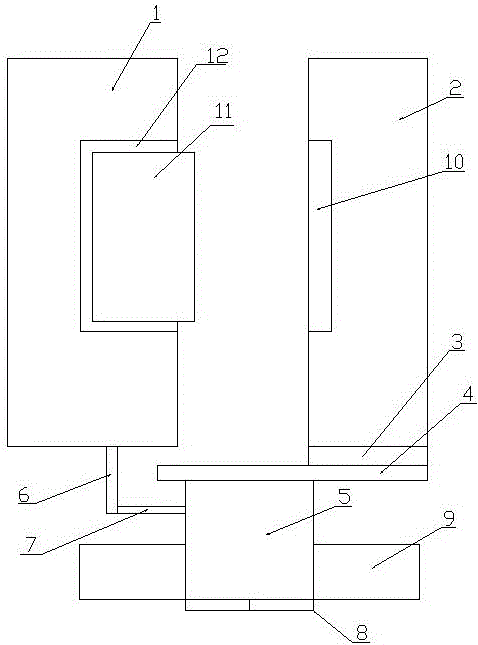 Terminal cover injection mold with automatic discharging function