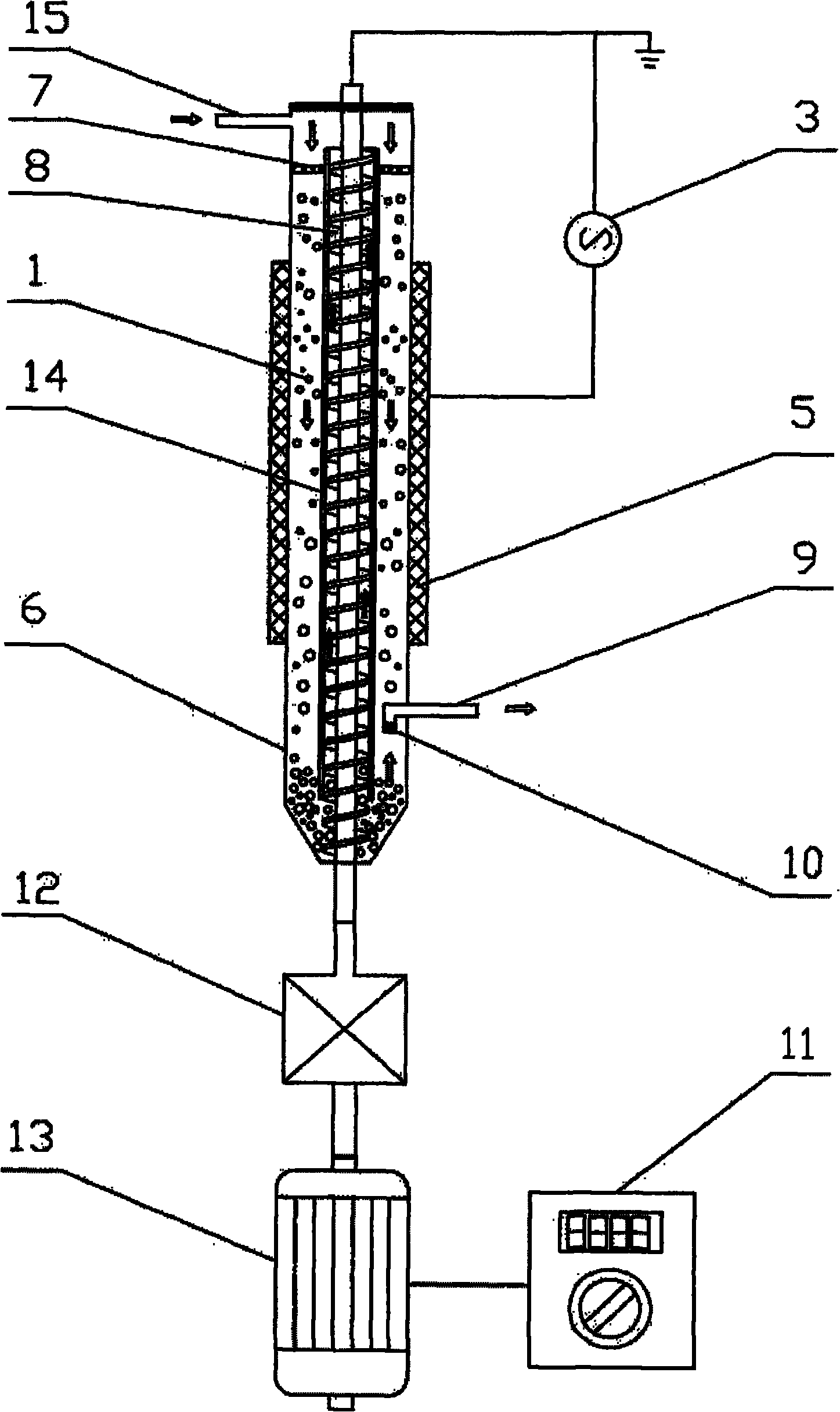 Method for generating cold plasma by discharge under high pressure and dielectric barrier discharge device