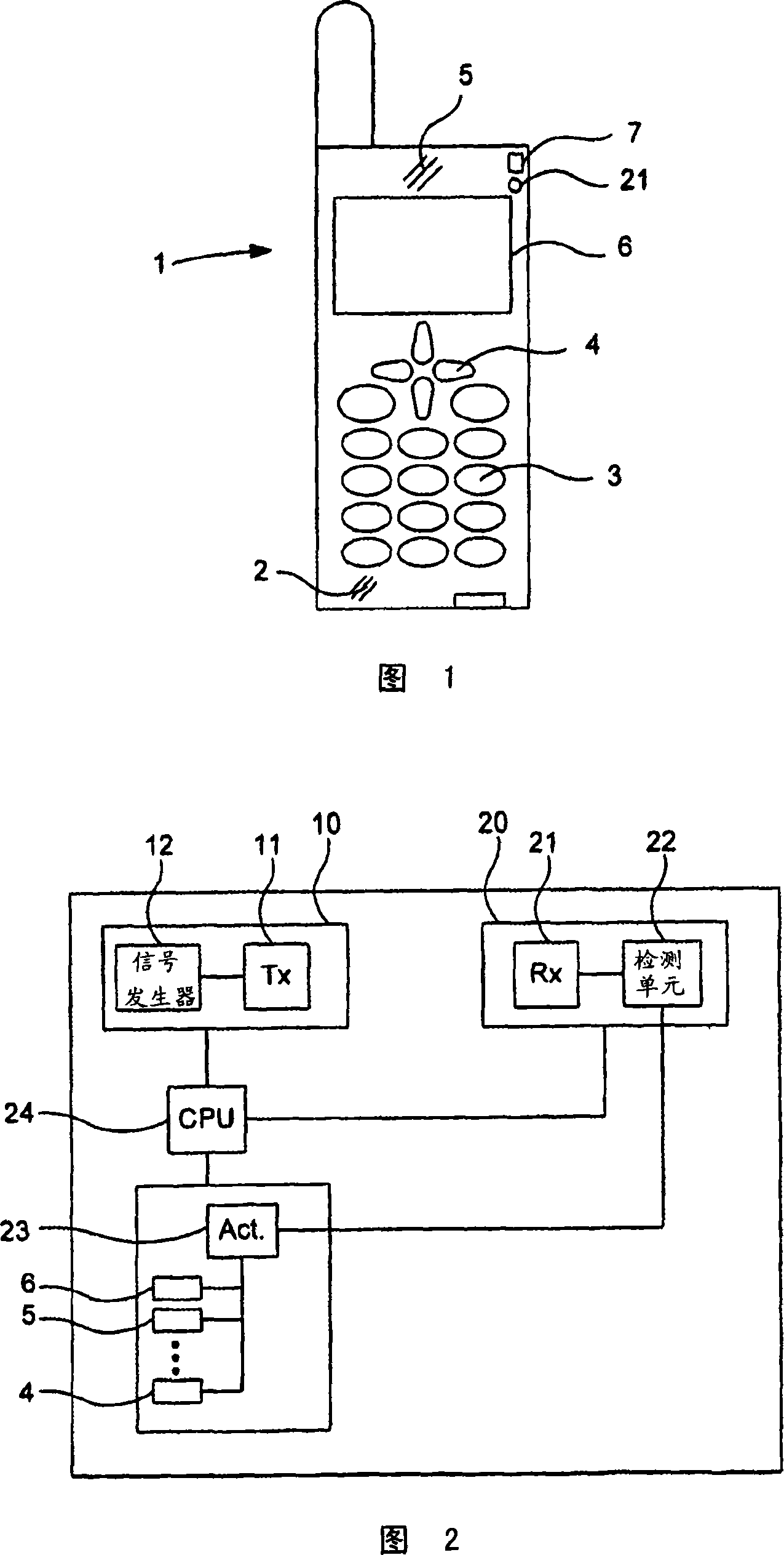 Portable electronic device with operational interface controlled by a proximity sensor