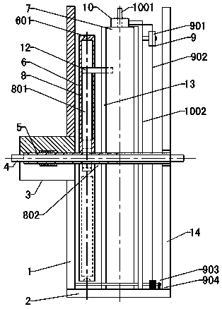 Keyless blind-opening mechanical coded lock