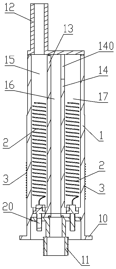 Bare wire preheating electric heater and water storage bare wire preheating electric water heater