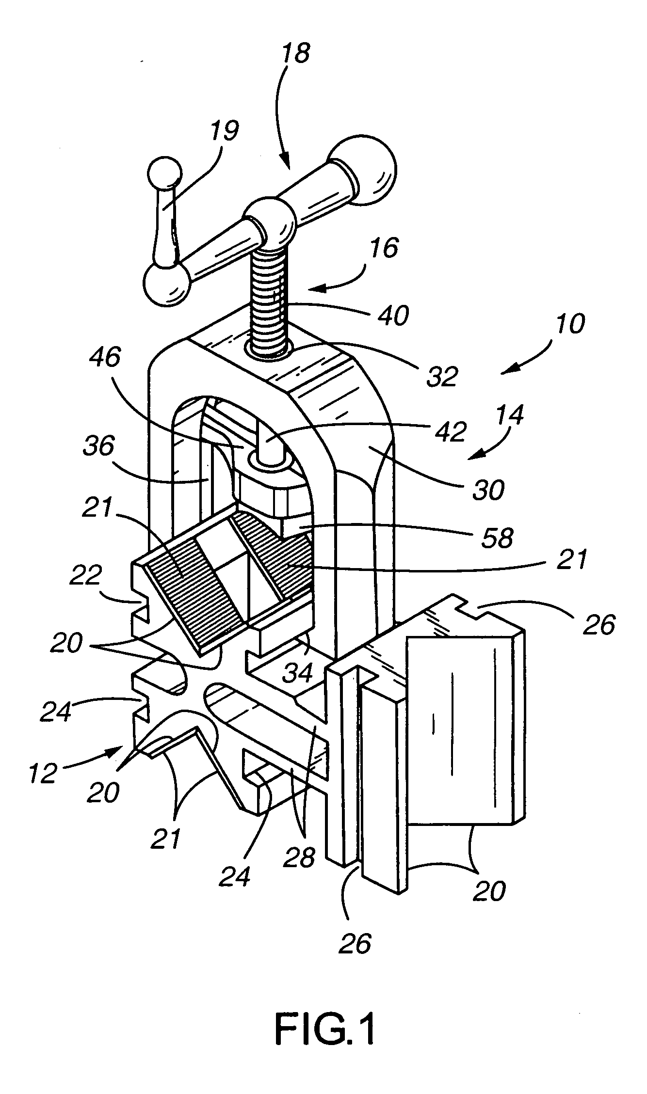 Portable vise and saw combination