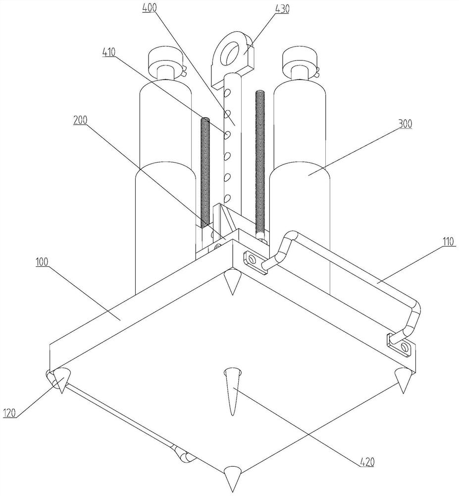 Pneumatic bolt quick disassembly equipment