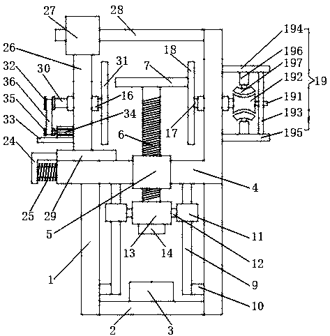 Friction press for dry-pressing molding of fire-resistant high-hardness material