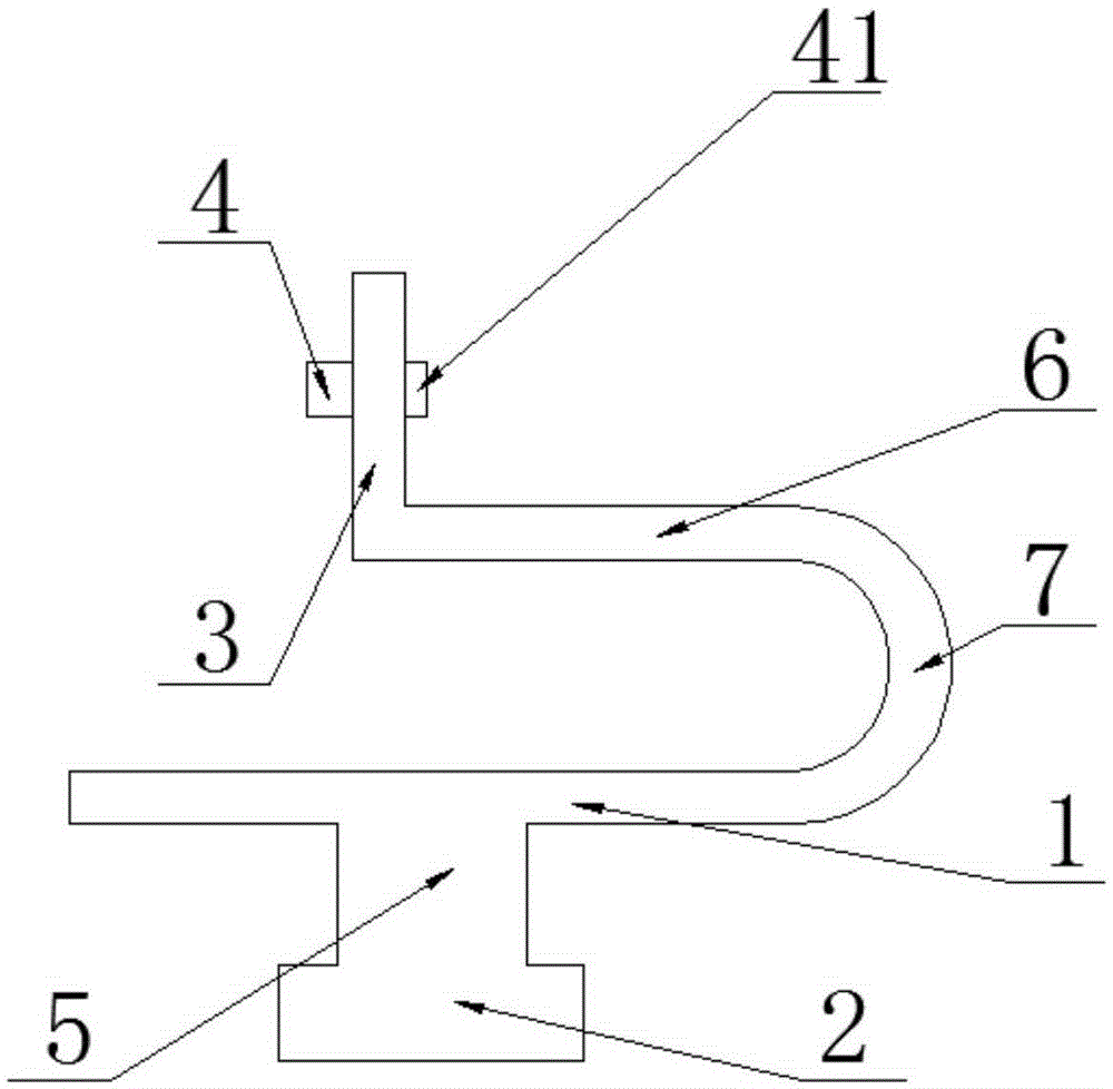 Fastening type lamp mounting plate