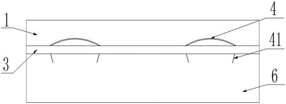 Fastening type lamp mounting plate