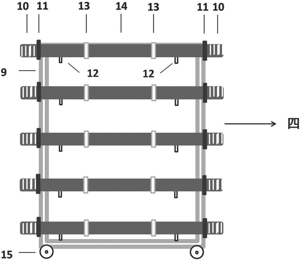 Flowing reaction device allowing forming and growing of new particles of atmospheric aerosol