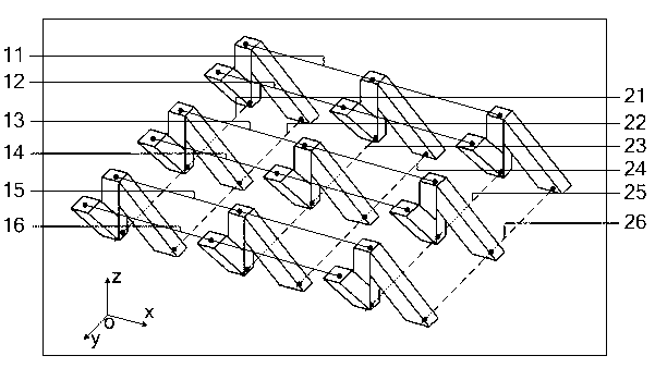 Three-dimensional soft tactile sensor array