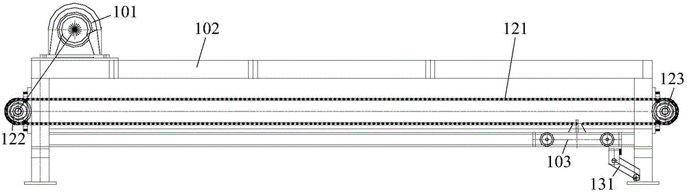 Box conveyer and foundry production system