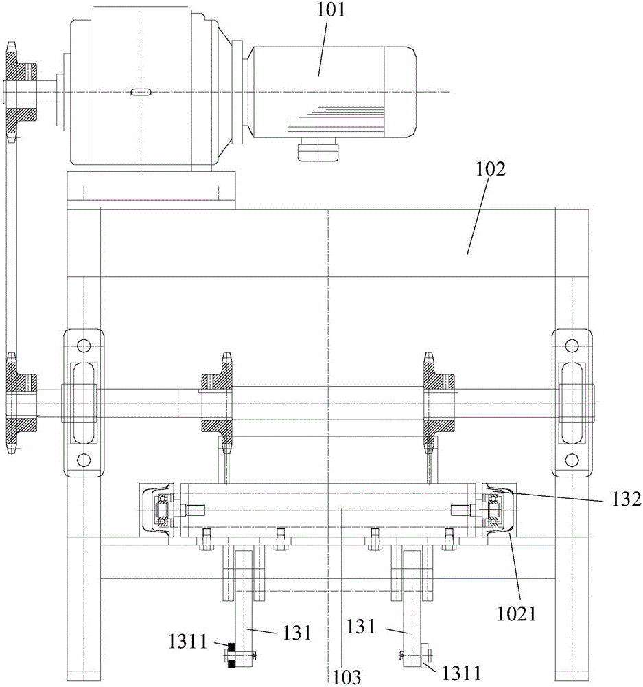 Box conveyer and foundry production system