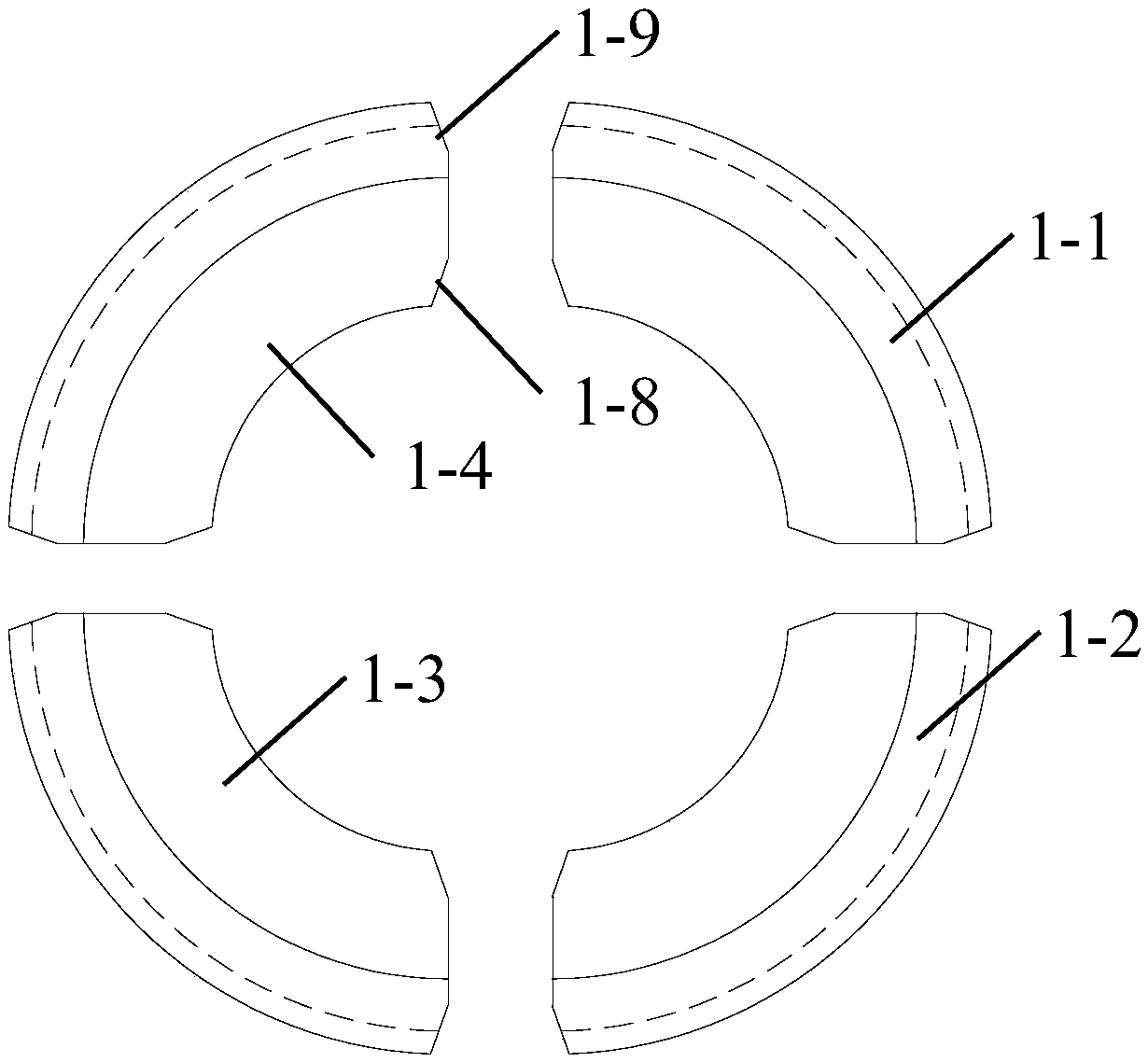 Self-reset single-side bolt fastener system