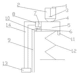 Device for accelerating diffusion of field groundwater repair agent