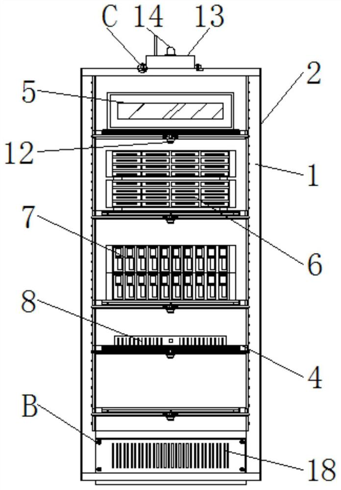 Big data-based information processing device with automatic early warning function