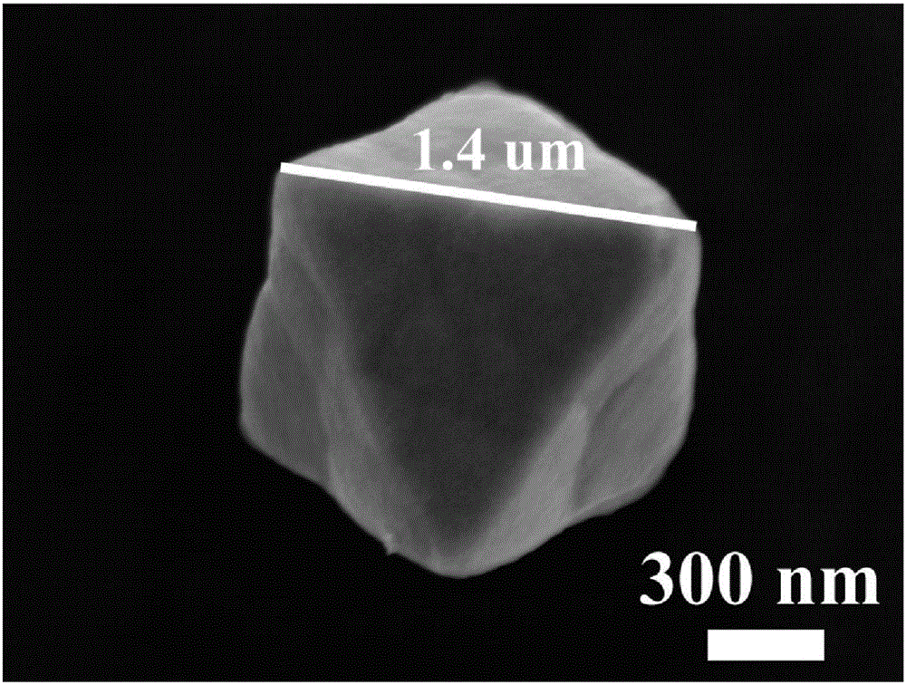 Cu2O-Au composite microparticle surface enhanced Raman scattering active substrate and production method thereof