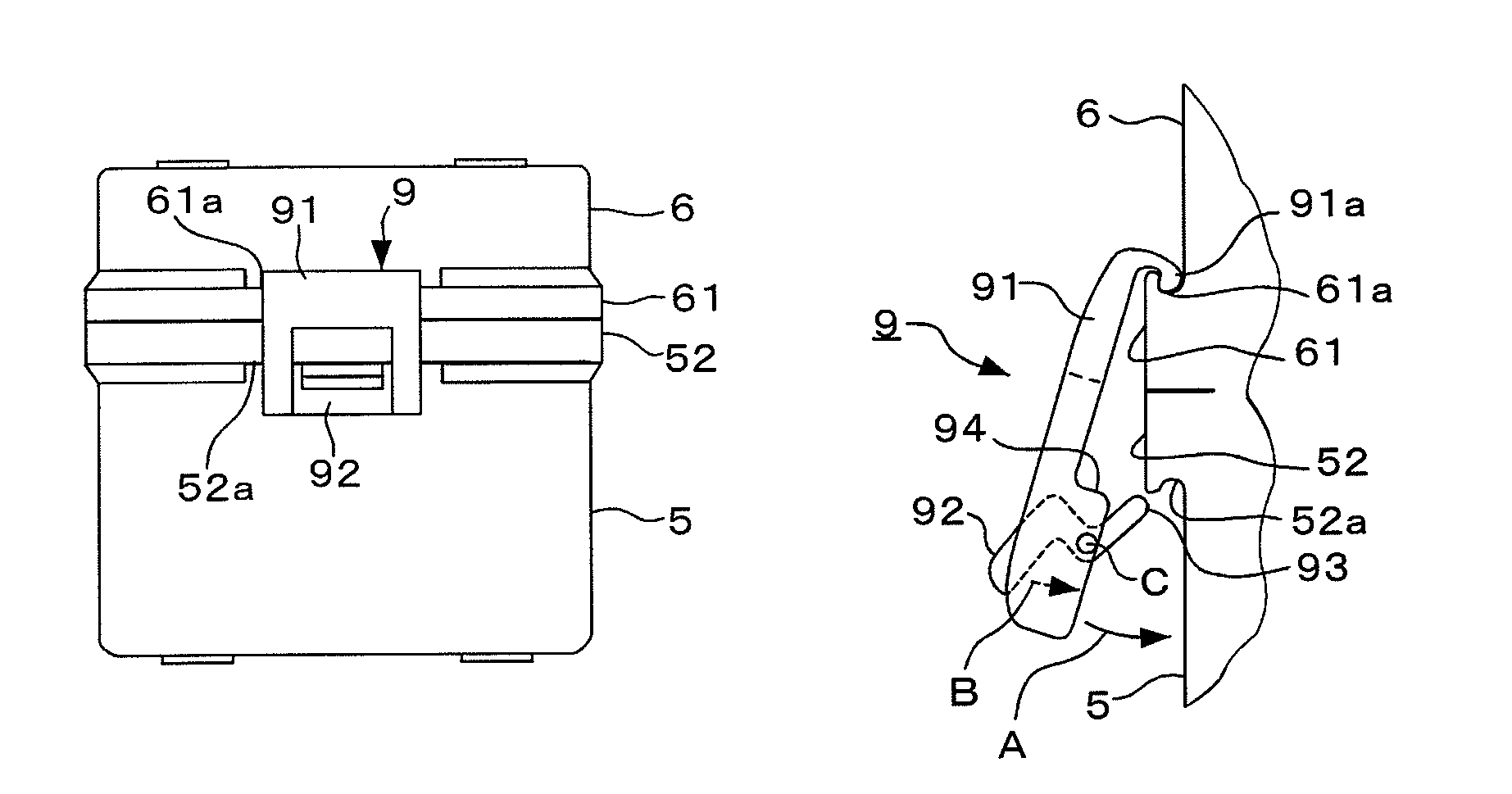 Container for housing a mask blank, method of housing a mask blank, and a mask blank package