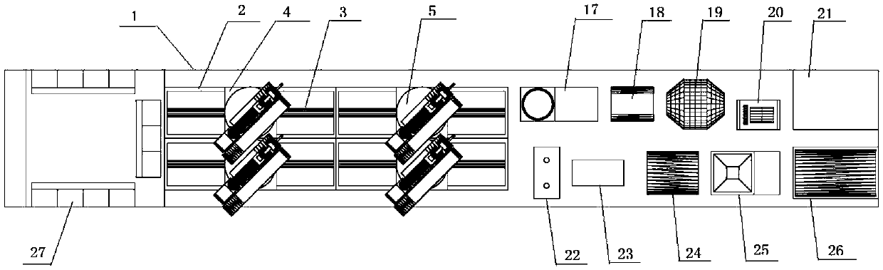 Automatic operation system for comprehensive tunnel defect treatment and method