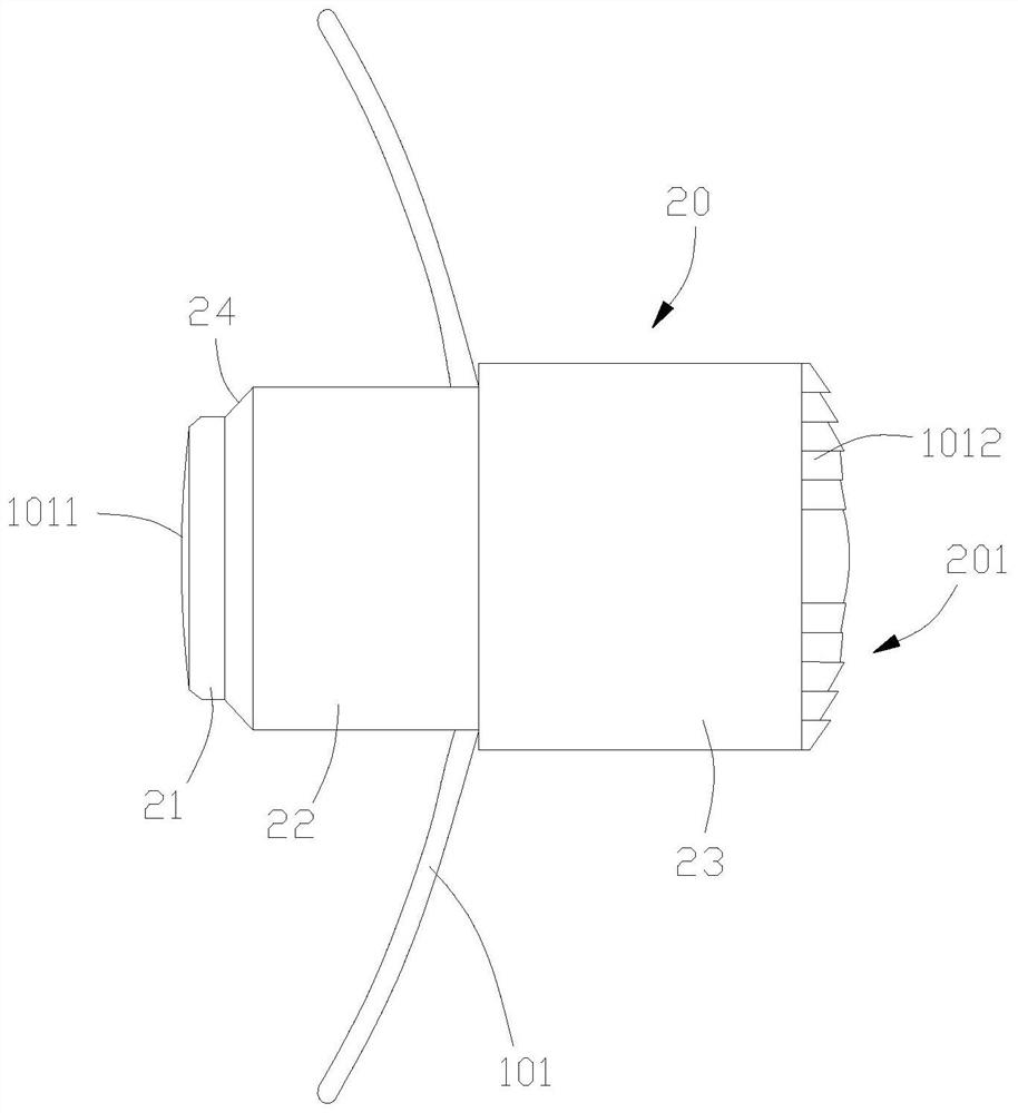 Multi-focus artificial cornea and preparation process thereof