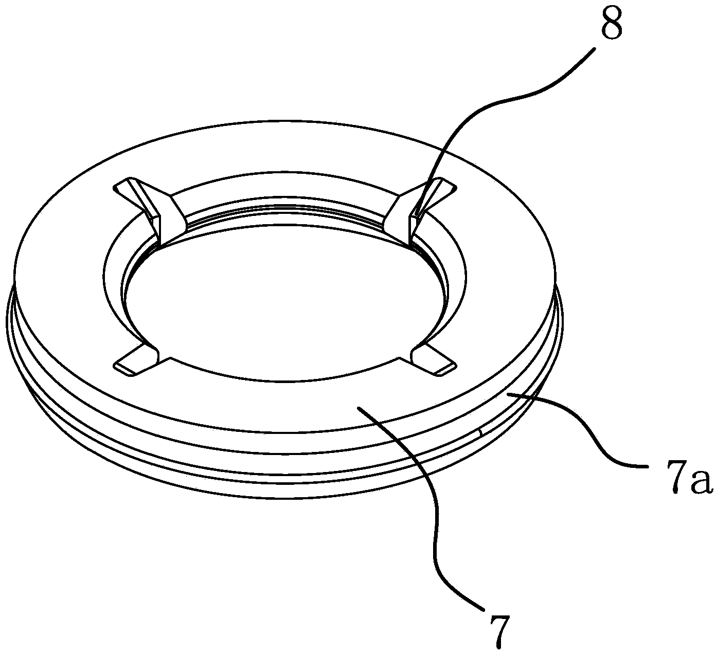 Beer outlet valve of beer barrel