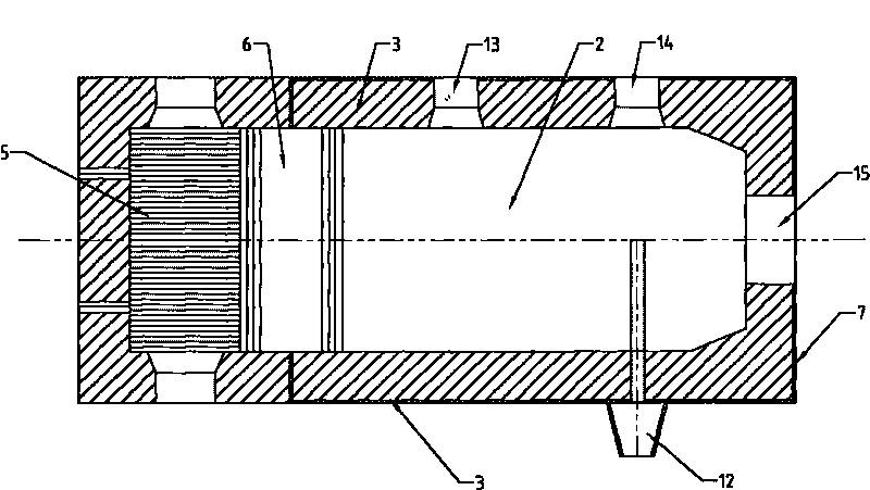 Reflecting furnace for smelting tin lead materials