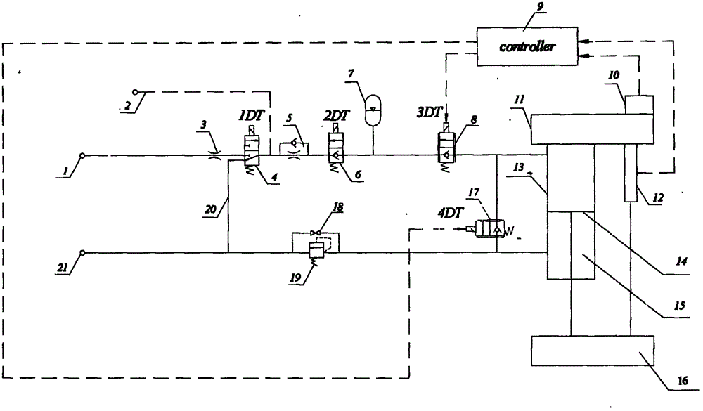 Active suspension system for hydraulic type vehicle