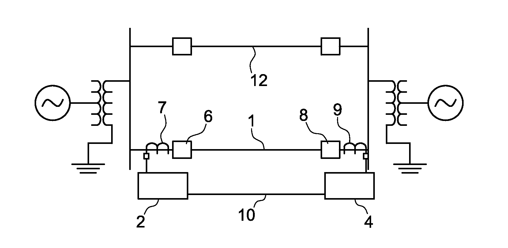 Method of high impedance groundfault detection for differential protection of overhead transmission lines