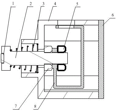 Quick-replacing battery box electric connection device for electric vehicle