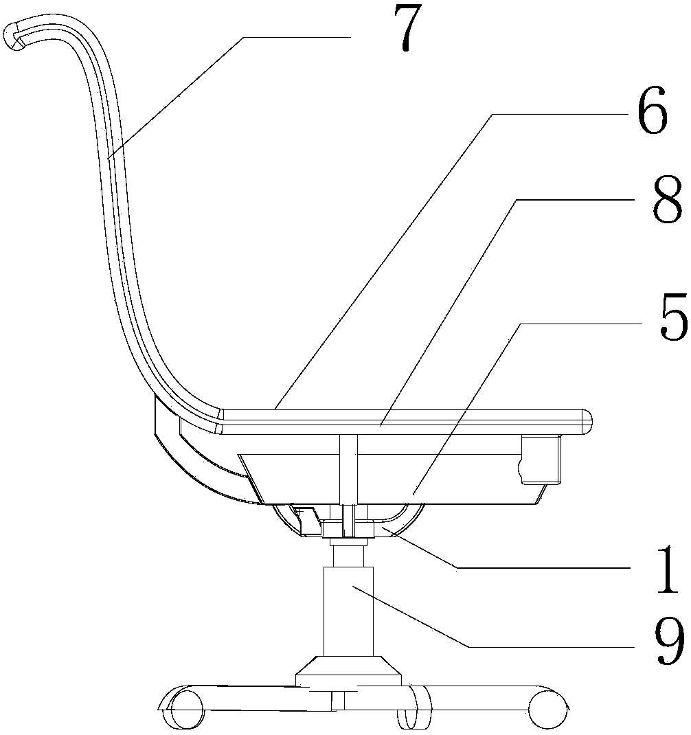 Intelligent assembly capable of correcting sitting posture, intelligent chair and control method