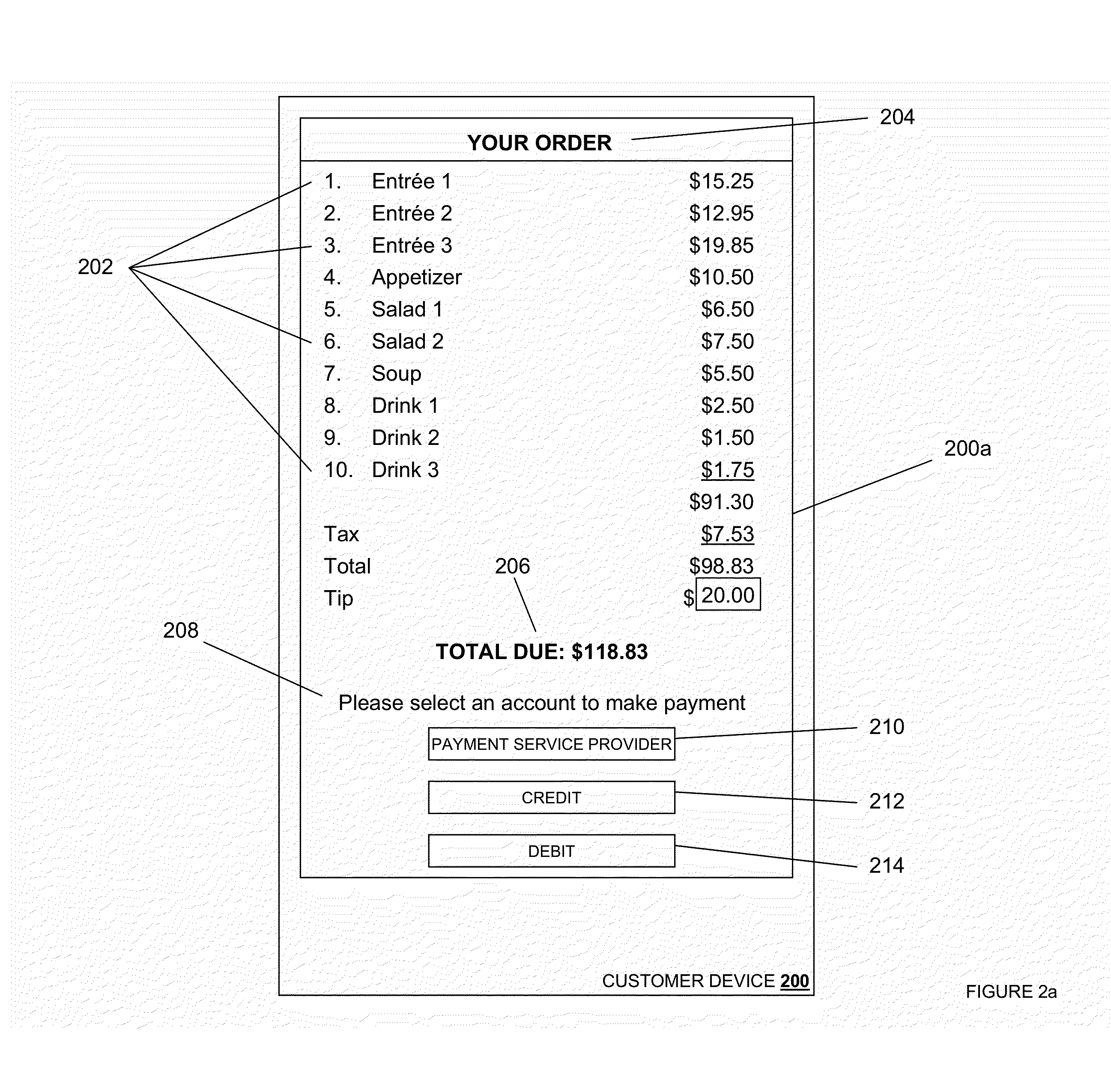 Order provision system using customer proximity